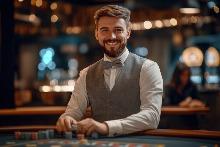 Antarmuka permainan Infinite Blackjack di kuat4d